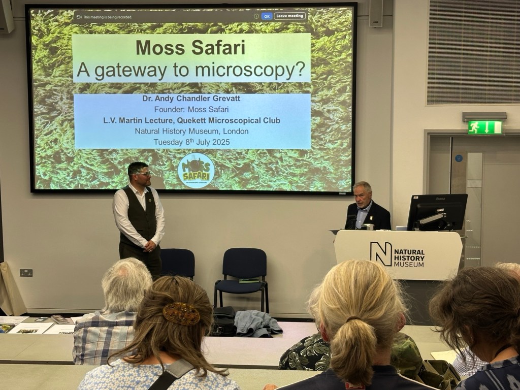 A Moss Safari Lecture at the Natural History Museum,&nbsp;London